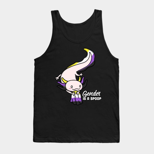 Gender Is A Spoop Tank Top by Luna Illustration